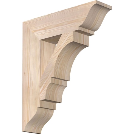 Ekena Millwork Balboa Traditional Smooth Bracket, Douglas Fir, 5 1/2"W x 22"D x 26"H BKT06X22X26BOA01SDF
